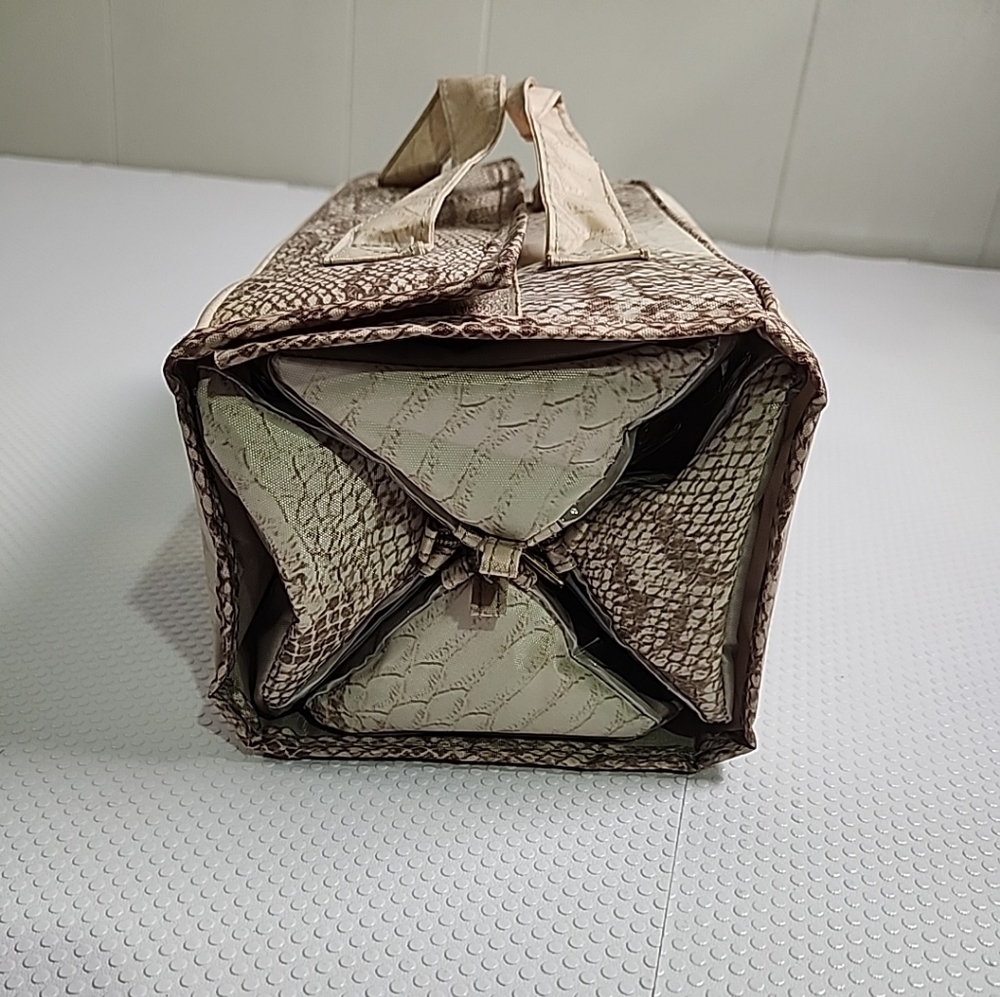 Joy Mangano Better Beauty Case Large Python Organ… - image 6